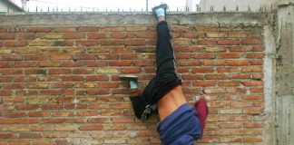 El pie izquierdo del hombre fue perforado por una púa de 15 centímetros