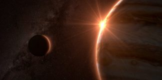 Júpiter y la Luna se alinearán esta noche a sólo un grado de distancia entre sí.