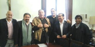 La CGT con monseñor Zecca