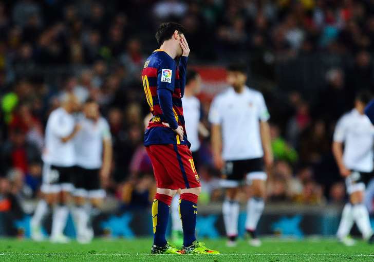 Messi derrotado en su casa