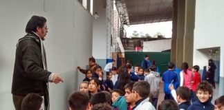 Jornada de muralismo escuela Gabriela Mistral