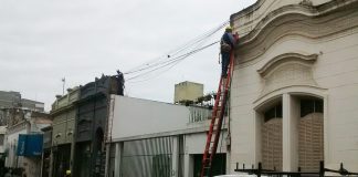 Retiro de cableado áereo en Capital