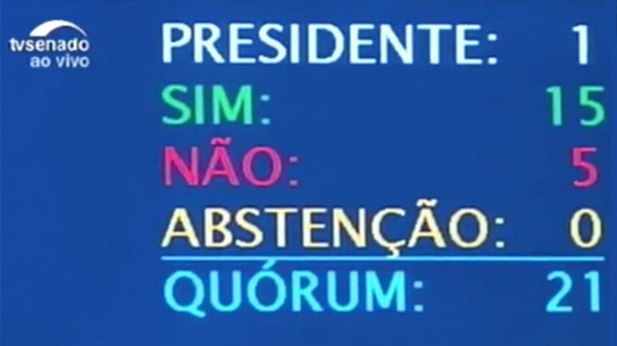 votación afirmativa para el juicio contra Dilma Rousseff