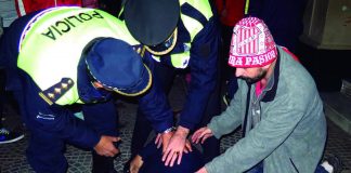 Inesperada muerte de un hincha de San Martín en la plaza