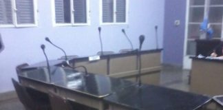 Bancas vacías en el Concejo Deliberante de Concepción