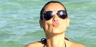 Pmpita se escapó por unos días del jurado del Bailando a las playas de Miami.