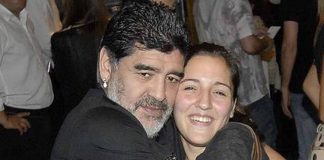 El astro del fútbol que se encuentra instalado en Argentina disfrutó del partido junto a su hija, novia y amigos.