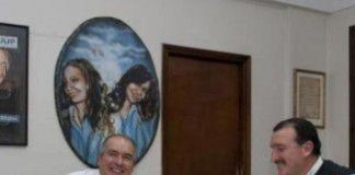 José López con Luis Morghenstein