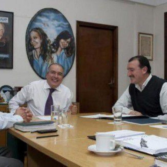 José López con Luis Morghenstein