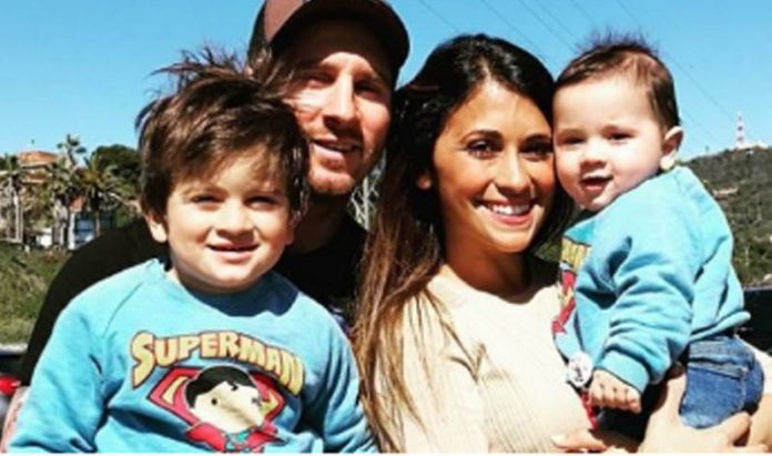 Lionel Messi después de su participación en la Copa América viajó con su familia a las Bahamas.