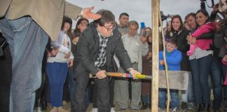 Pablo Pineda en Parque V Centenario