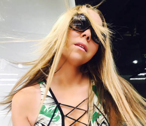 Después de un día intenso, Mariah Carey se relajó con con espumas de baños y la subió a Instagram.