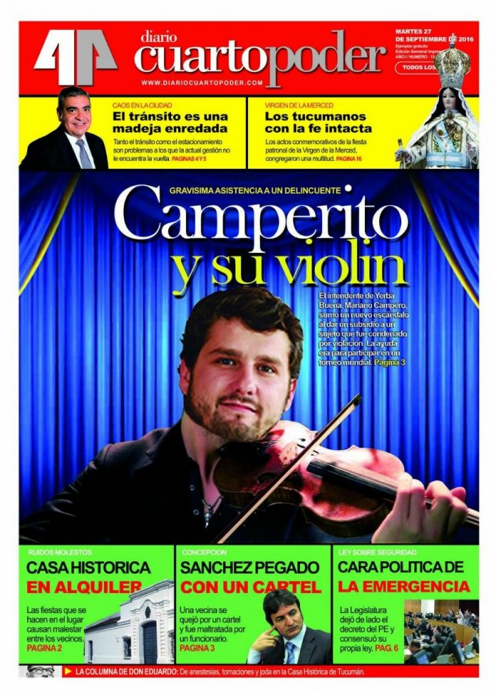 Tapa edición impresa