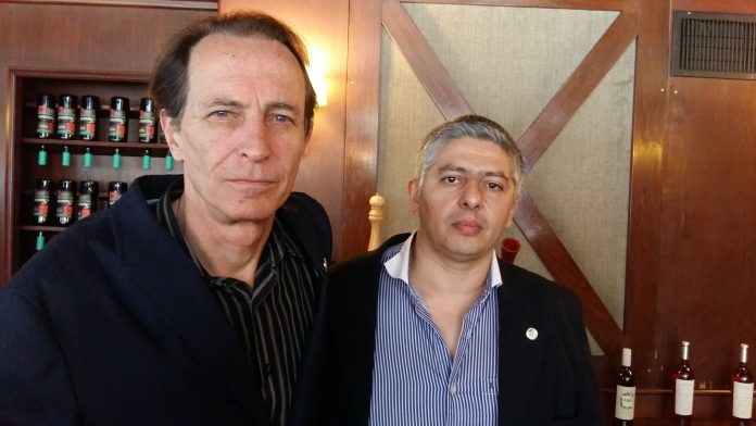 Nicolás Kasanzew y Gustavo Villagra