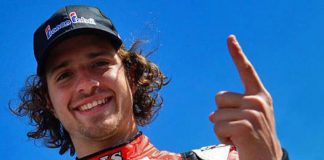 Después del escándalo por el video sexual con la promotora, el piloto Mauro Giallombardo volvió a las pistas.