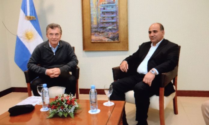 Macri en la cumbre con manzur