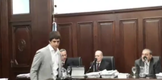Daniel Alperovich en Tribunales.