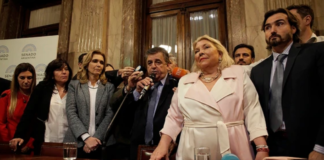 Elisa Carrió en la bicameral 3-10--2018