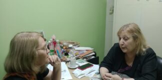 Alejandra Burzac Saenz y Mary Volpi