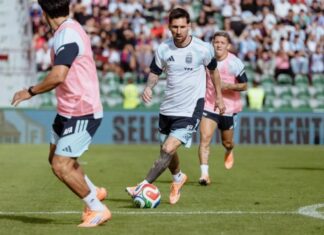 Con Messi en cancha, la Selección Argentina se enfrenta con Angola messi