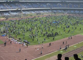 Caos en la visita de Lionel Messi a la India: el público destrozó el estadio messi