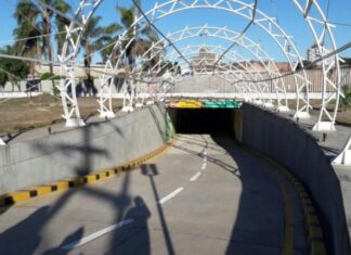 Jaldo invirtió $ 150 millones para recuperar los túneles de las calles Córdoba y Mendoza tunel