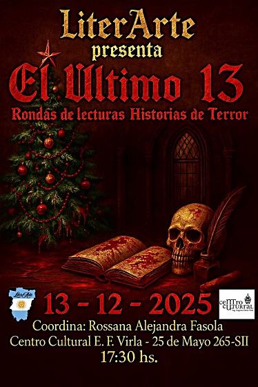 Literarte Terror afiche central chica