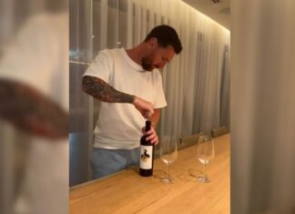 Lionel Messi revolucionó el verano con su forma de disfrutar el vino messi