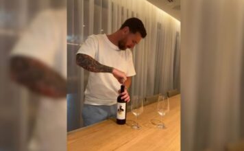 Lionel Messi revolucionó el verano con su forma de disfrutar el vino messi