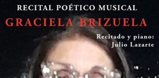 Hoy en la Sala Lazarte se presentará el poemario “Ojal del crepúsculo” de Graciela Brizuela