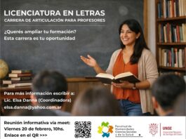 Profesores de Literatura terciarios pueden hacer la Licenciatura en modalidad mixta en la UNSE