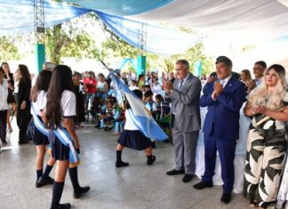 Jaldo abrió el ciclo lectivo 2026 de Tucumán en una escuela pública de Alderetes jaldo