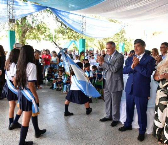 Jaldo abrió el ciclo lectivo 2026 de Tucumán en una escuela pública de Alderetes jaldo