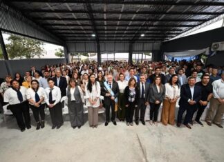 Jaldo inauguró el Centro Educativo de Jóvenes y Adultos de Aguilares
