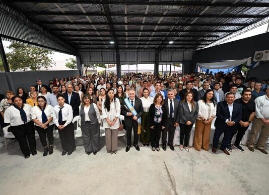 Jaldo inauguró el Centro Educativo de Jóvenes y Adultos de Aguilares