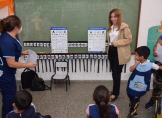 Alumnos de escuelas talitenses completan la ficha médica en sus establecimientos