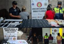 Desbaratan dos kioscos de drogas en el sur de la capital y Bella Vista droga