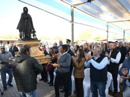 Jaldo participó de la misa en honor a San Francisco Solano