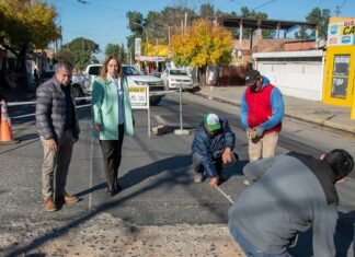 Avanzan las obras de pavimentación en el municipio de Las Talitas
