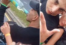 Apareció un video del policía bebiendo minutos antes del crimen en Villa Angelina crimen