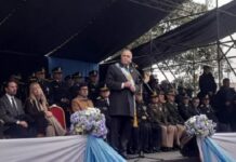 Jaldo encabezó el acto por el 85° aniversario del Instituto Superior de Policía jaldo