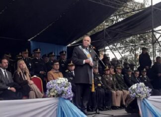 Jaldo encabezó el acto por el 85° aniversario del Instituto Superior de Policía jaldo