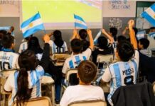 Habrá clases normales en Tucumán durante el partido de la Selección Argentina escuela