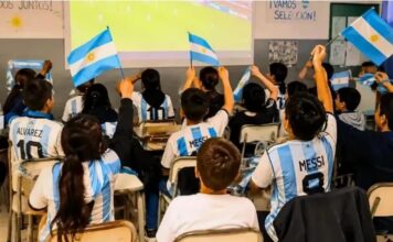Habrá clases normales en Tucumán durante el partido de la Selección Argentina escuela
