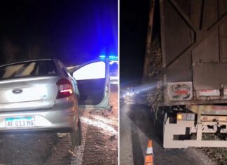 Choque fatal en Leales: cuatro muertos al chocar con una rastra cañera choque