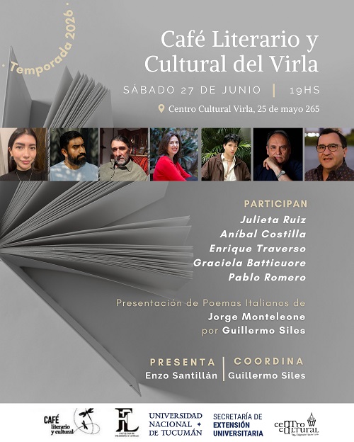 Café Literario del Virla 2026 chica