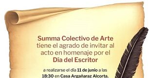 Summa Colectivo de Arte festejará el Día del Escritor en Casa Argañaraz Alcorta