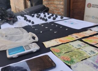 Cinco aprehendidos y secuestro de drogas en distintos procedimientos