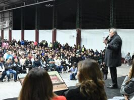 Jaldo dejó inauguradas las obras de remodelación del Club Social y Deportivo Alderetes