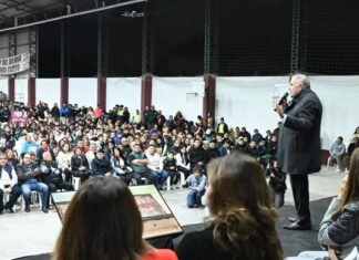 Jaldo dejó inauguradas las obras de remodelación del Club Social y Deportivo Alderetes